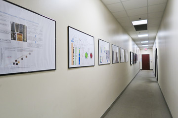 办公楼走廊企业文化
