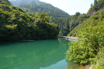 水峡谷风景