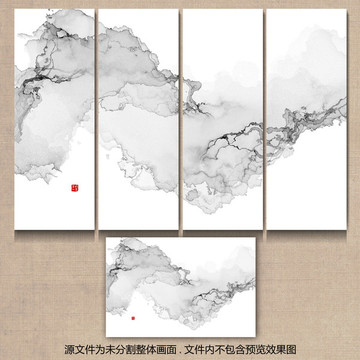意境禪意水墨畫