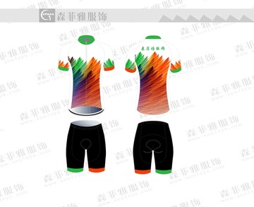 彩繪騎行服速干文化衫
