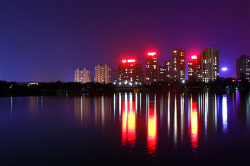 城市夜景背景素材