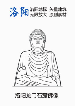 洛陽龍門石窟佛像
