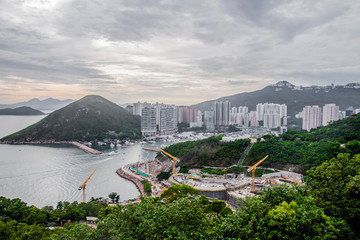 建设中的香港风景