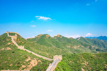 夏天的金山岭长城