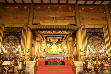 中国古代宫殿内景