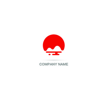 山水M字母logo