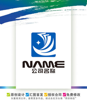 風(fēng)帆海運(yùn)貿(mào)易教育科技logo