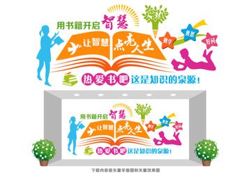 圖書館文化墻