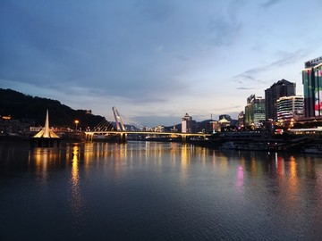 南平城市夜景风光