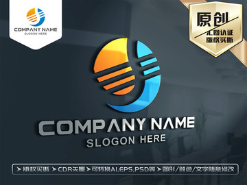J字母LOGO設(shè)計