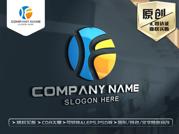 F字母簡約大氣LOGO設(shè)計(jì)