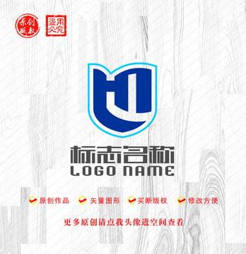 YN字母NY标志盾logo