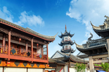 中国周庄中式建筑