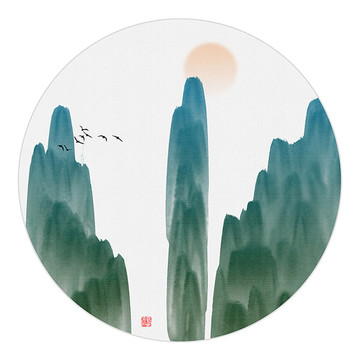 水墨山水畫(huà)