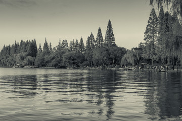 杭州西湖全景