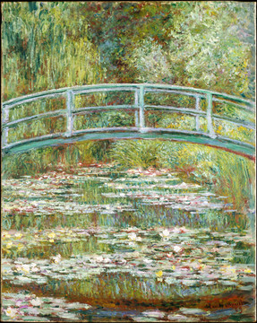 莫奈睡蓮池塘和日本橋