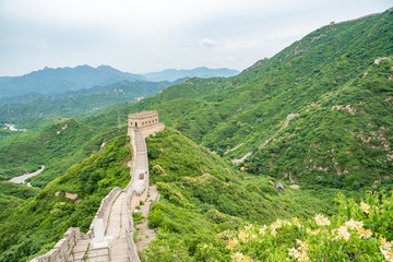 北京八达岭古长城景区风光