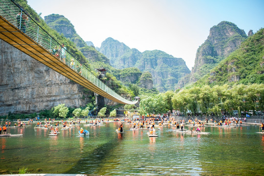 山水十渡风景