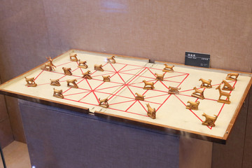 达斡尔族围鹿棋