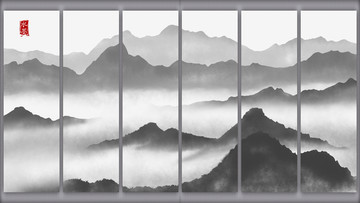 水墨山水畫