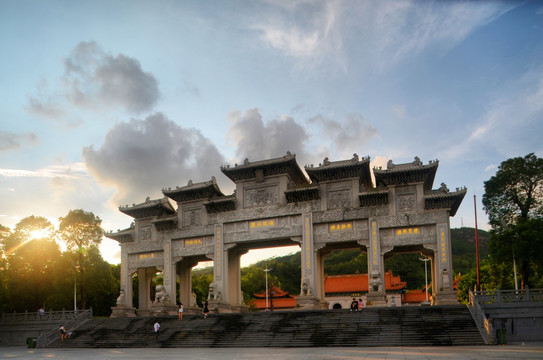 珠海普陀寺牌坊