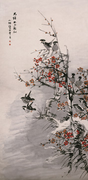任伯年梅雀圖
