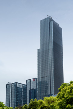 重庆江北嘴的摩天大楼