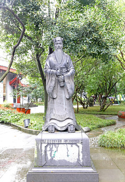 西汉文翁雕像