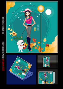 美女插畫(huà)設(shè)計(jì)