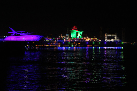 大海夜景