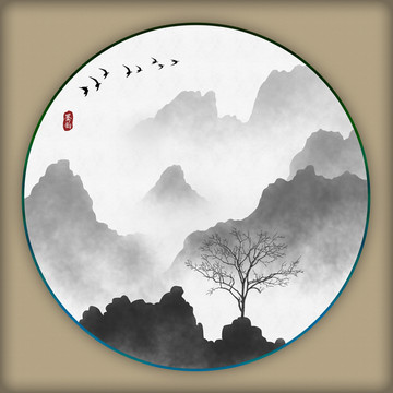 水墨山水