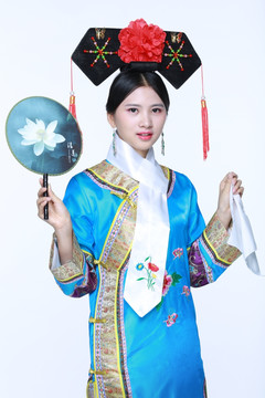 清朝滿族女子服飾圖片大全