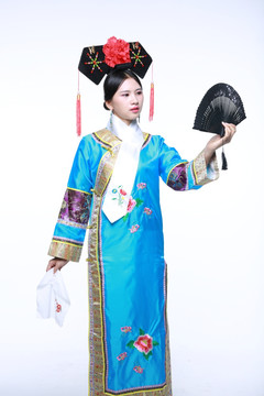 清朝女子服飾攝影圖片大全