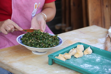 手工水饺