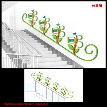 學(xué)校樓梯文化