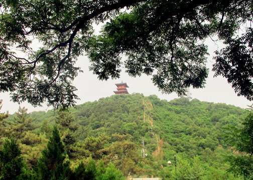 嘉岭山顶远眺