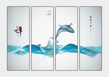 禪意意境裝飾畫
