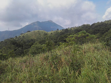 白云嶂望银屏山