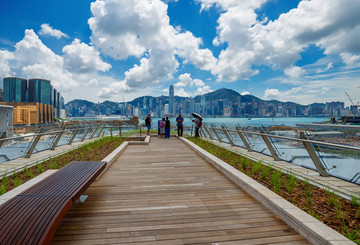 香港西九龙高铁站观景台