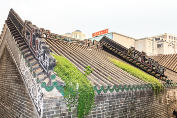 屋顶屋脊水纹垂脊山墙屋顶