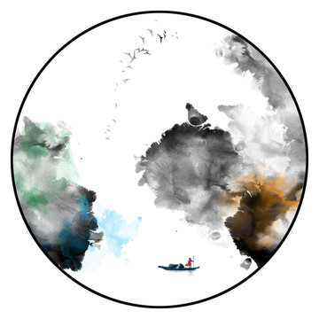 水墨山水