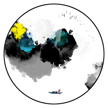 古風(fēng)唯美水彩畫