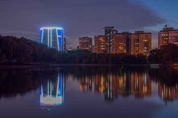 中央公园广场夜景