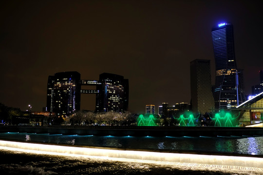 钱江新城夜景