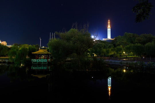 大连观光塔夜景