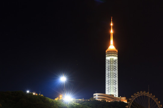 大连观光塔夜景