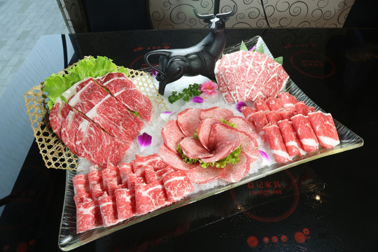 黑牛火锅肉类精拼