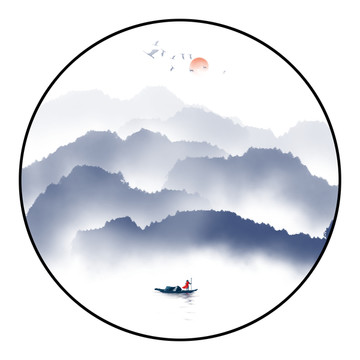 新中式水墨畫