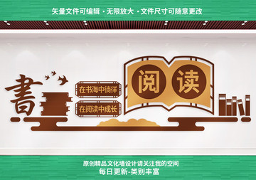 圖書館文化墻