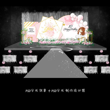 ins粉色寶寶生日宴設(shè)計(jì)